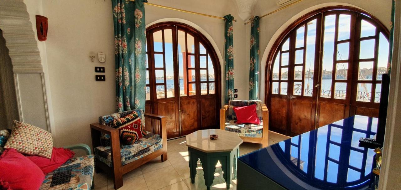 Appartement Nile View Panoramique And Garden West Bank à Louxor Extérieur photo